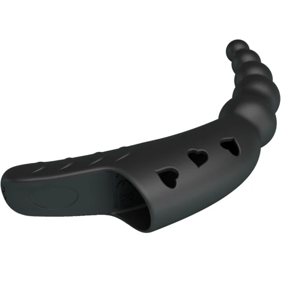 Vibrator tip deget , 10 moduri vibrație, Negru