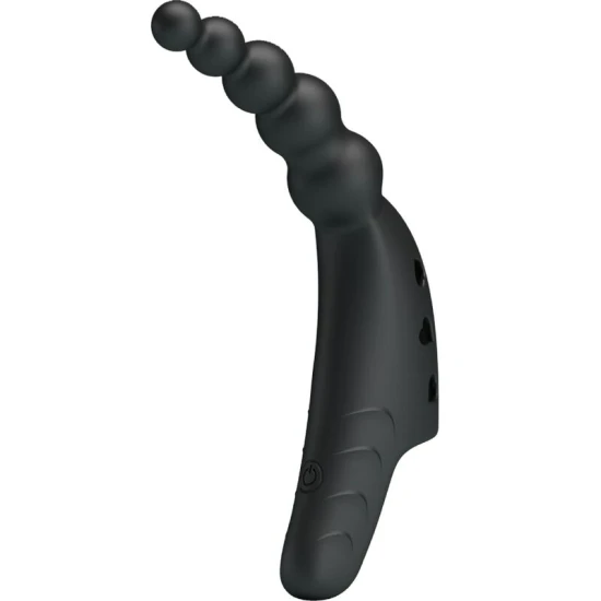 Vibrator tip deget , 10 moduri vibrație, Negru