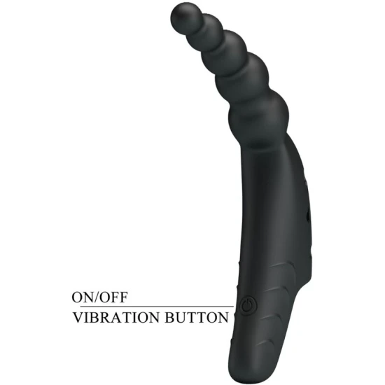 Vibrator tip deget , 10 moduri vibrație, Negru