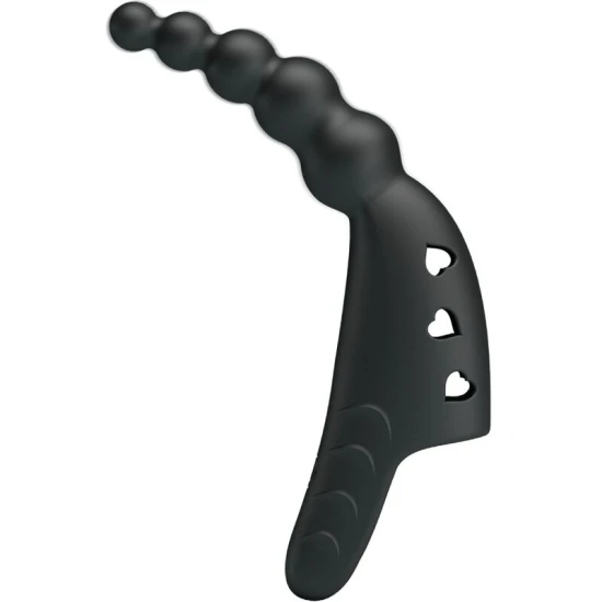 Vibrator tip deget , 10 moduri vibrație, Negru