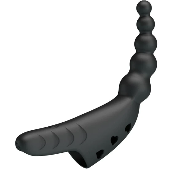 Vibrator tip deget , 10 moduri vibrație, Negru