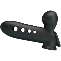 Mâneca pentru penis cu airbag, Negru