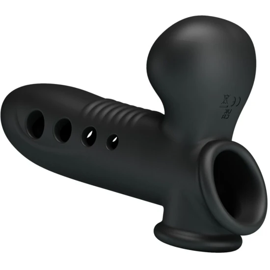 Mâneca pentru penis cu airbag, Negru
