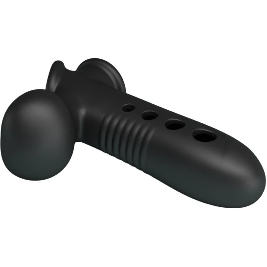 Mâneca pentru penis cu airbag, Negru