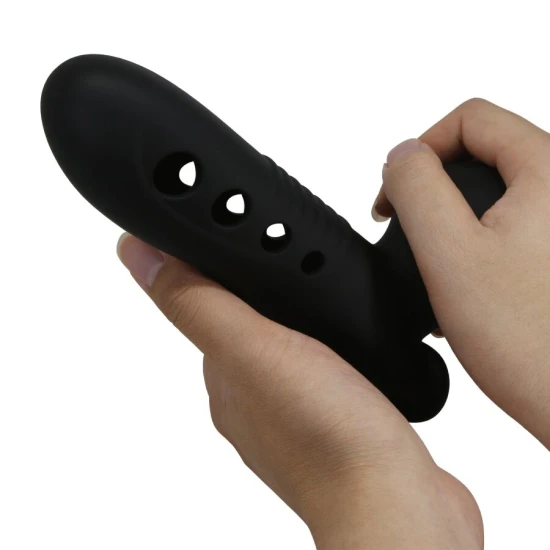 Mâneca pentru penis cu airbag, Negru