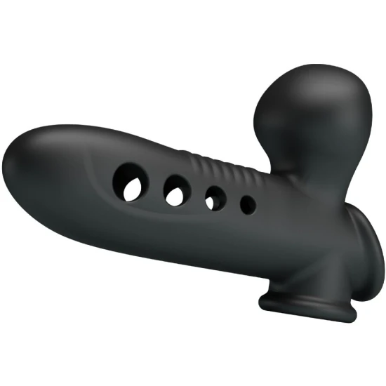 Mâneca pentru penis cu airbag, Negru