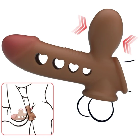 Mâneacă penis cu airbag, Silicon