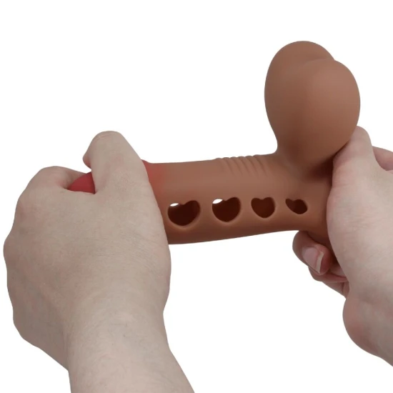 Mâneacă penis cu airbag, Silicon