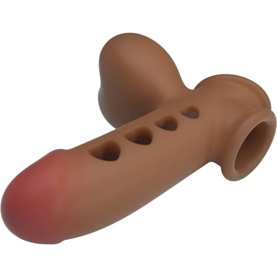 Mâneacă penis cu airbag, Silicon