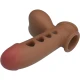 Mâneacă penis cu airbag, Silicon