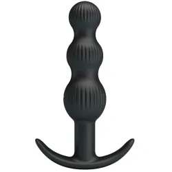 Vibrator Anal - 10 Vibrații, Negru, Mărime Unică