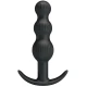 Vibrator Anal - 10 Vibrații, Negru, Mărime Unică