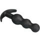 Vibrator Anal - 10 Vibrații, Negru, Mărime Unică