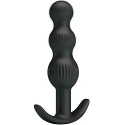 Vibrator Anal - 10 Vibrații, Negru, Mărime Unică