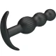 Vibrator Anal - 10 Vibrații, Negru, Mărime Unică