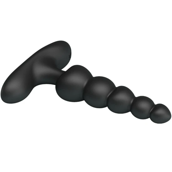 Vibrator anal tip plug, 10 moduri de vibrație, Negru