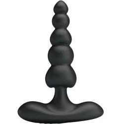 Vibrator anal tip plug, 10 moduri de vibrație, Negru