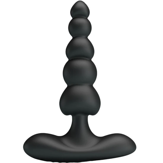 Vibrator anal tip plug, 10 moduri de vibrație, Negru