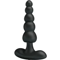 Vibrator anal tip plug, 10 moduri de vibrație, Negru
