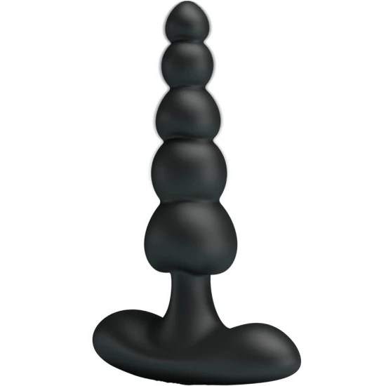 Vibrator anal tip plug, 10 moduri de vibrație, Negru