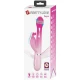 Vibrator iepuraș 3 în 1 multifuncțional, Roz