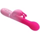 Vibrator iepuraș 3 în 1 multifuncțional, Roz