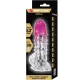 Mâneca realistă pentru penis, cu textură în relief, Roz