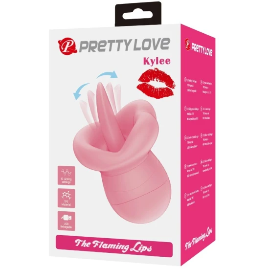 Stimulator Kylee - 10 Vibrații, Nude Pink, BI-300089