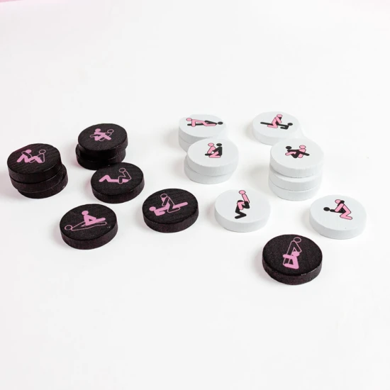 Joc de lemn Tip Model, Alb/Negru