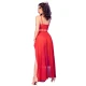 Set Top și Colanți - Accesorii Aurii, Roșu, L
