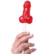 Lollipop Penis Căpșuni - 40 Bucăți, Roșu, Unică Mărime