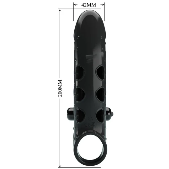 Husă penis vibrator, Negru