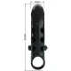 Husă penis vibrator, Negru