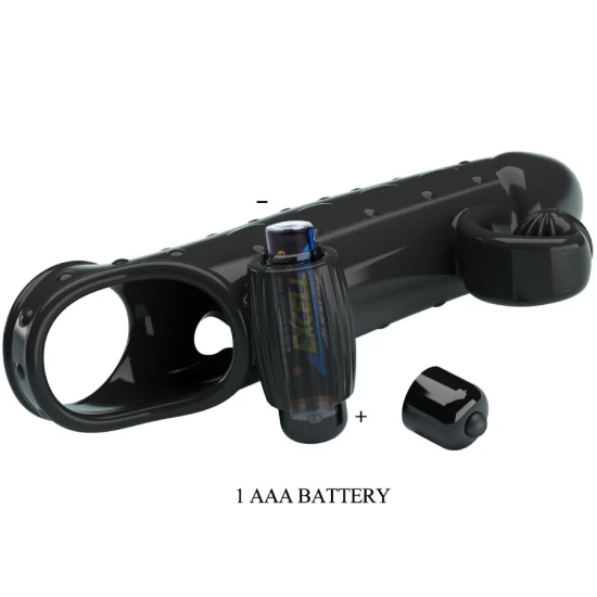 Husă penis vibrator, Negru