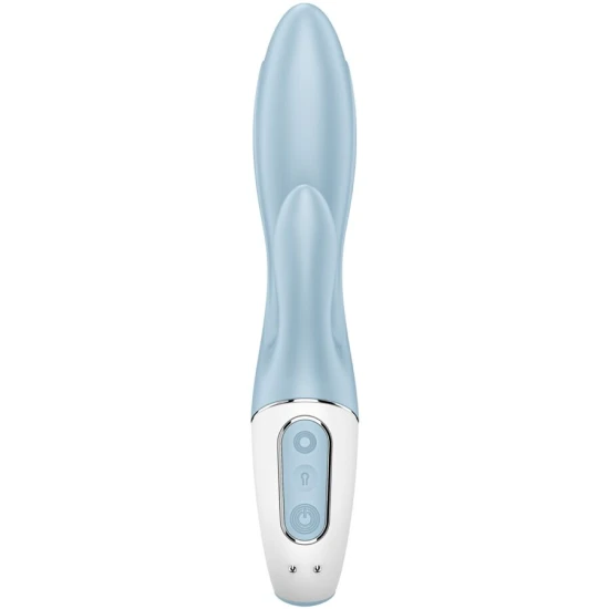 Vibrator iepure cu pompă de aer, albastru