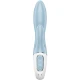 Vibrator iepure cu pompă de aer, albastru