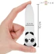 INTENSE - Glonț Vibrator Tip POH, Panda, Roz, USB Reîncărcabil, 10 x 2.2 cm