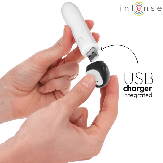 INTENSE - Bullet Vibrator Tip Produs Model, Alb