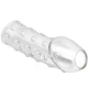 Manșon penis strâns și cu volum, transparent