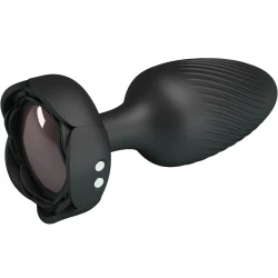 Plug Anal - LED, Negru, 10.8 CM