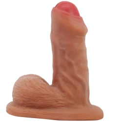 Dildo Realistic și Elastic - Mulat, 9.5 cm