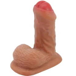 Dildo Realistic și Elastic - Mulat, 9.5 cm