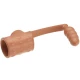 Penis sleeve cu dop anal, Natural
