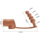Penis sleeve cu dop anal, Natural