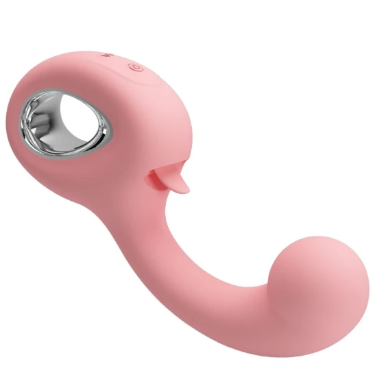 Vibrator punct G si stimulator clitoris, Roz
