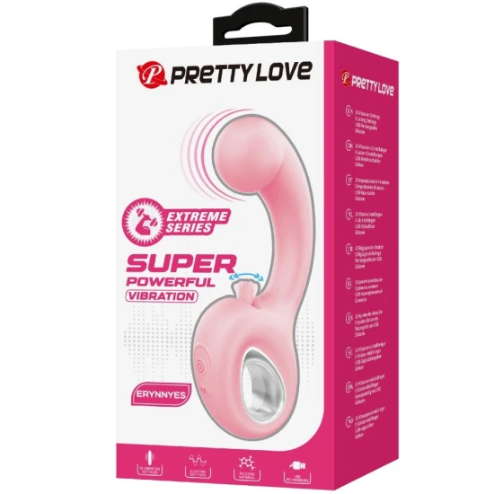 Vibrator punct G si stimulator clitoris, Roz