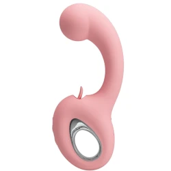 Vibrator punct G si stimulator clitoris, Roz