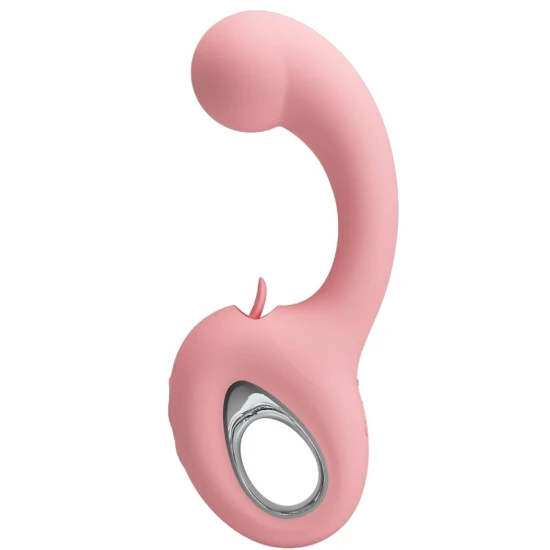 Vibrator punct G si stimulator clitoris, Roz