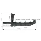 Inel penis vibrator, cu plug, 10 moduri vibrație, Negru