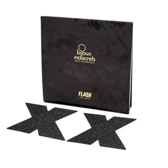 BIJOUX - INDISCRETS - Flash - Accesorii pentru sâni, Negru